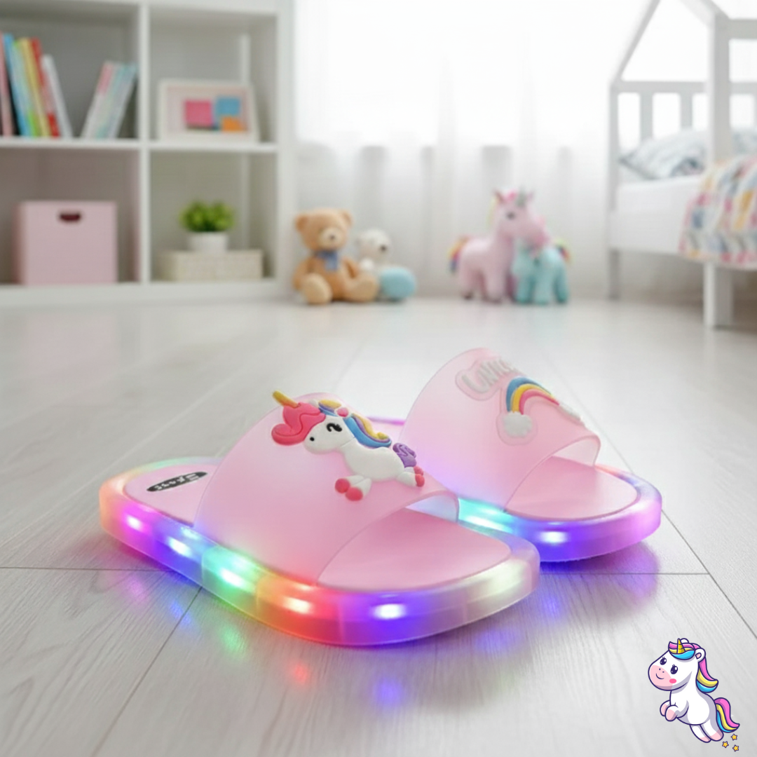 Unicornis Papucs – a gyerekek kedvenc világító papucsa! 🦄