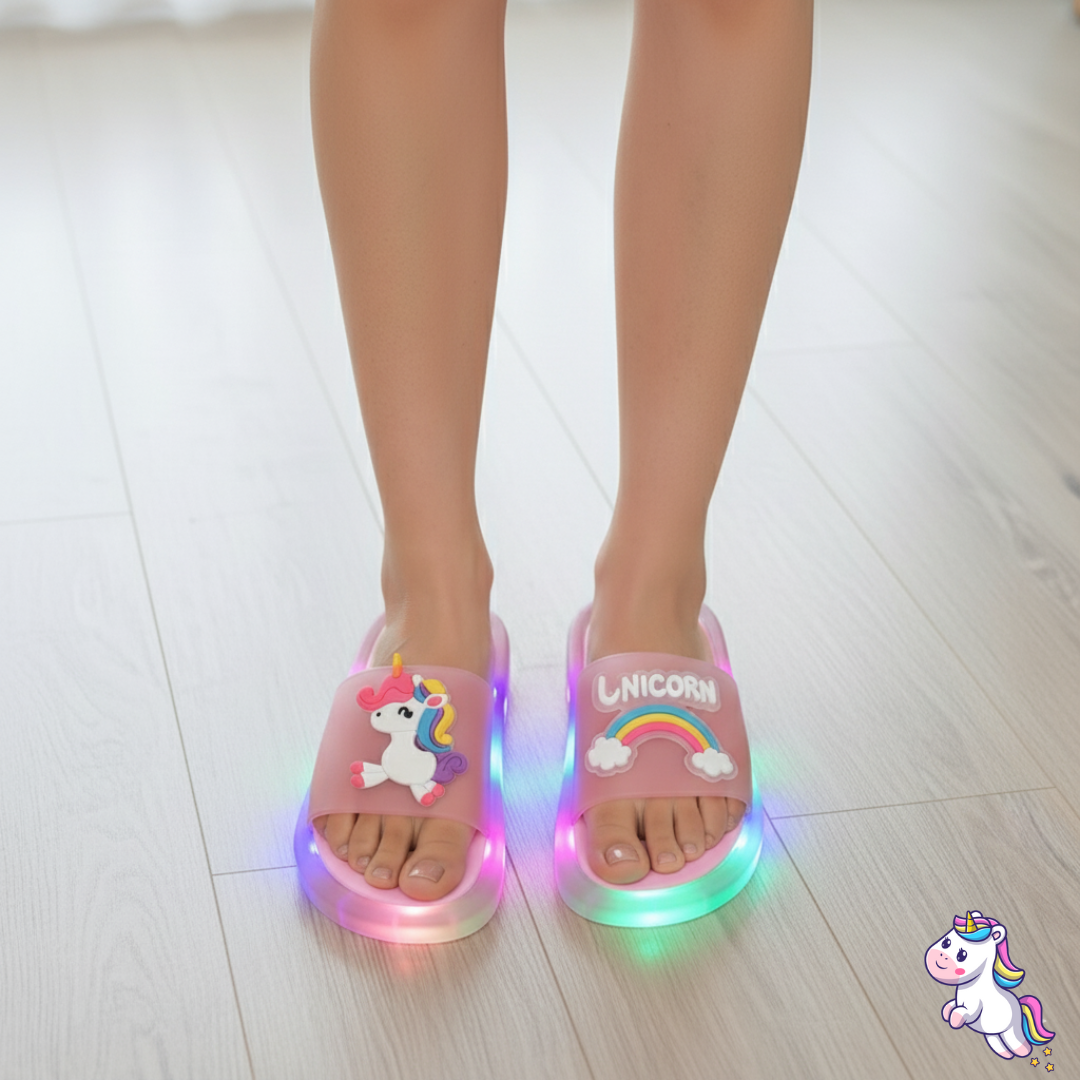 🦄 Unicornis Papucs – a gyerekek kedvenc világító papucsa!